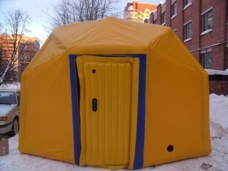 盐湖充气帐篷